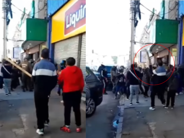 Caos en San Antonio: comerciantes se enfrentan a Carabineros y dejan tres funcionarios heridos